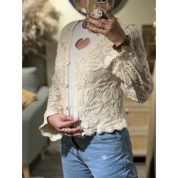 GILET CROCHET