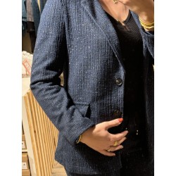 VESTE LONGIUE TWEED