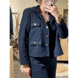 VESTE COURTE TWEED