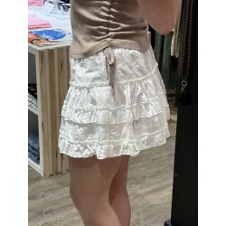 JUPE SHORT DENTELLE