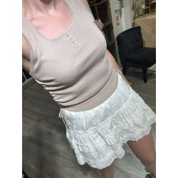 JUPE SHORT DENTELLE
