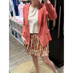 JUPE SHORT VOLANT