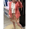 JUPE SHORT VOLANT