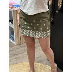 JUPE SHORT BRODERIES