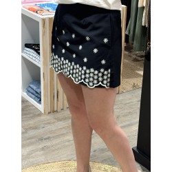 JUPE SHORT BRODERIES