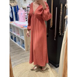 ROBE LONGUE GAZE DE COTON